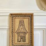 Vintage bamboo plateau