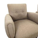 set of 2 vintage armchairs / individual armchairs / small armchairs