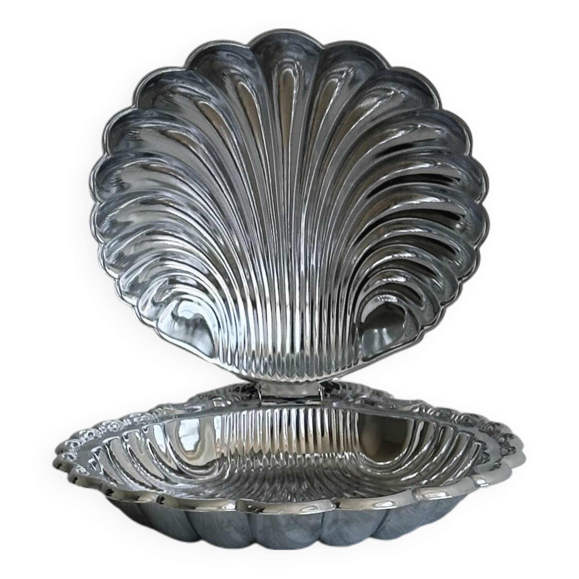 Shiny stainless steel shell bowl