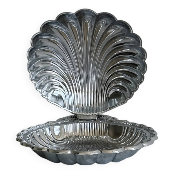 Coupelle coquillage en inox brillant