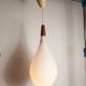 Opaline suspension drop of water by Holmegaard, 1960