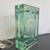 Italian Modern thick glass table lamp from 70s