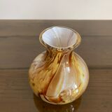 Vintage Murano glass ball vase