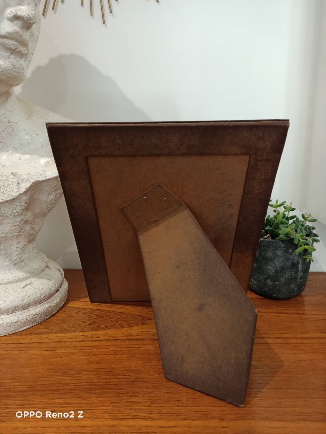 Large chiseled mirror photo frame
