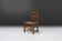 French Wabi-Sabi wood and wicker side Chair, 1850s