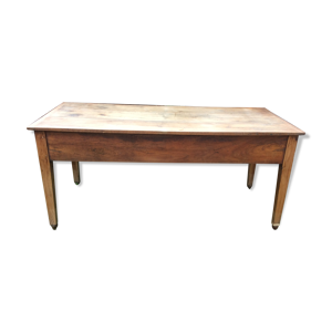 table de ferme en merisier