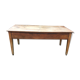 Farm table in cherry tree of the country of Redon with spindle feet.