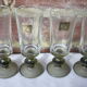 6 flûtes Vemam made in Italy pied vert