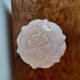 Old little lamp art deco light ball molded glass rosé