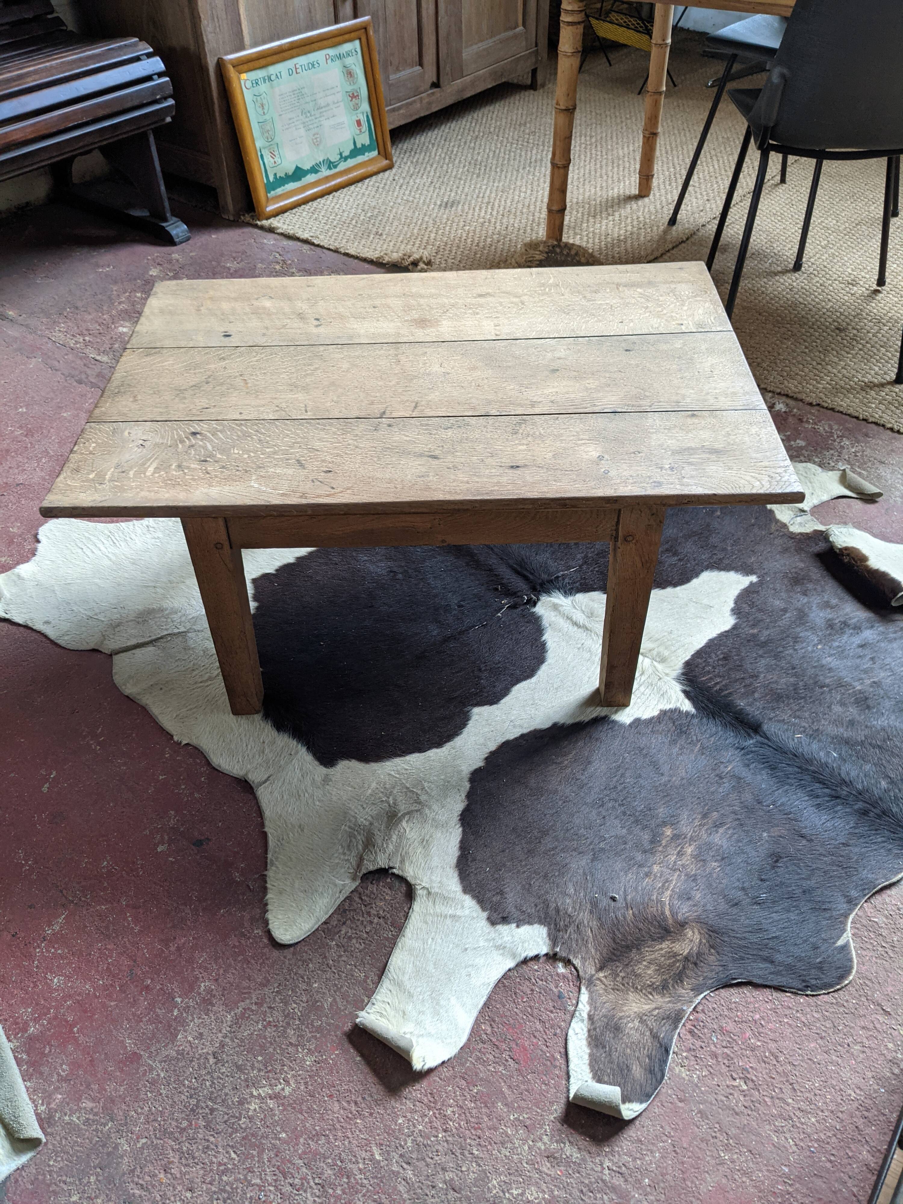 Oak coffee table