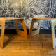 Paire de tabourets Benhamin ikea