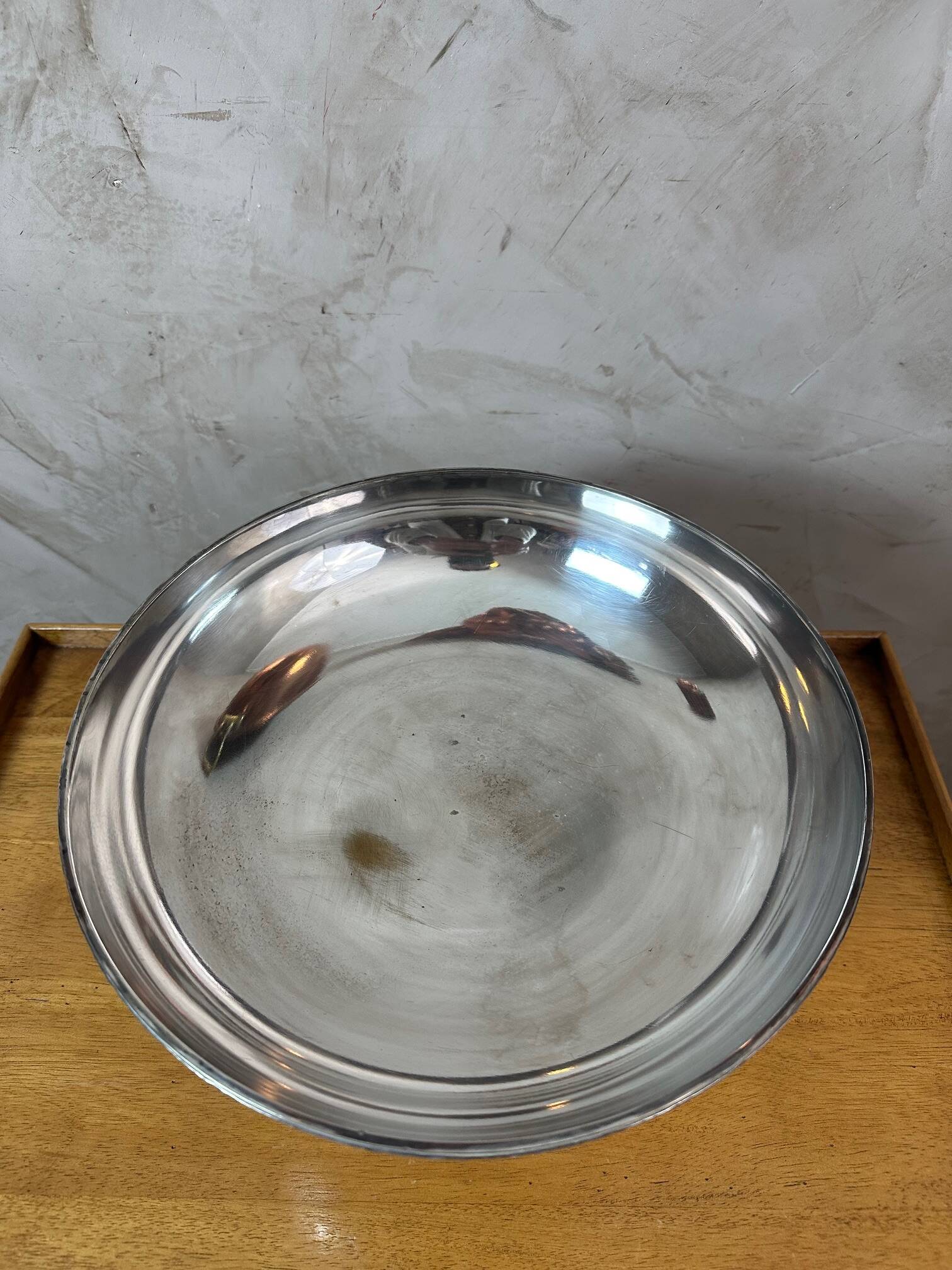 Art Deco silver-plated metal cup