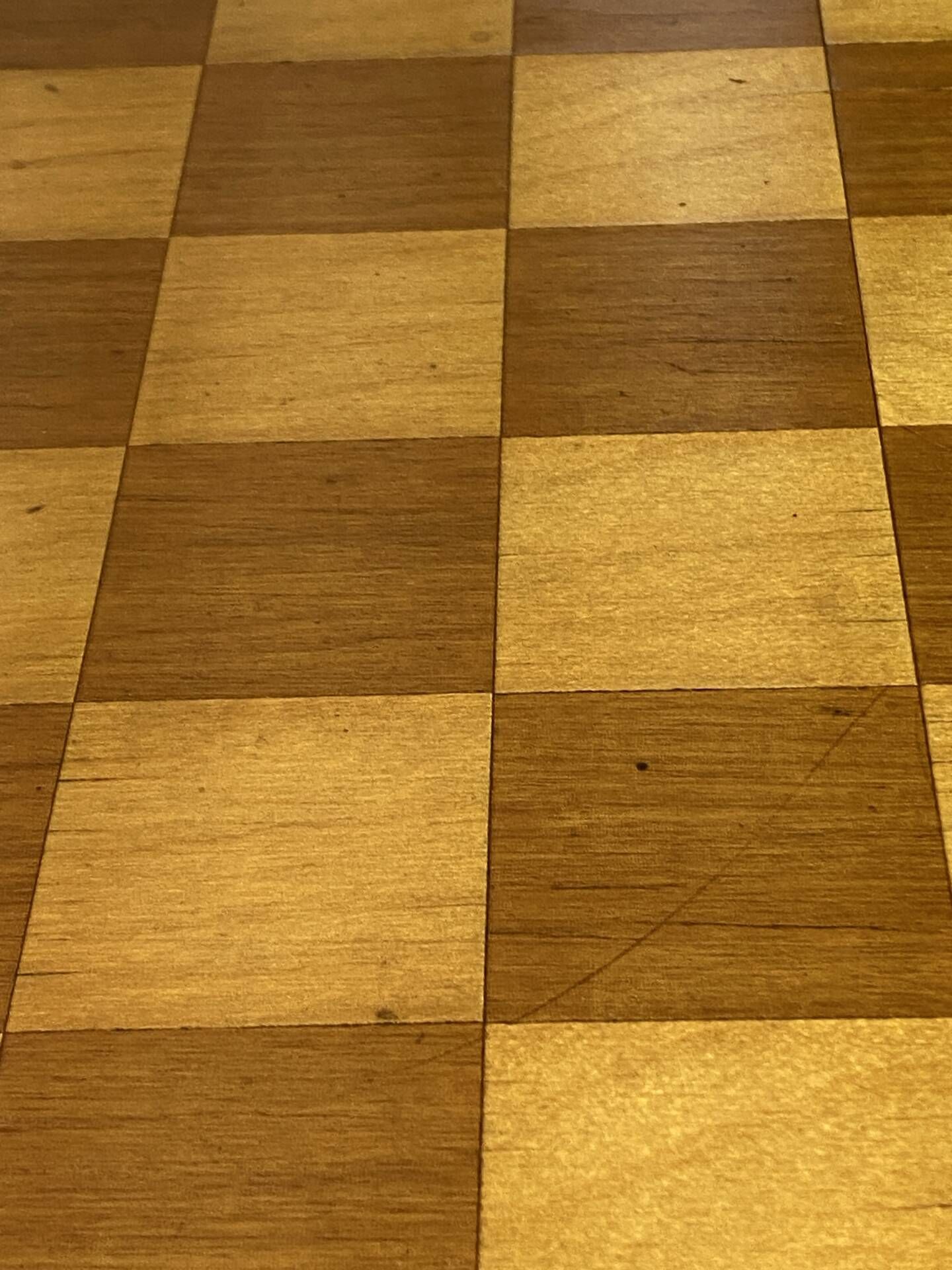 Chess set with wooden board and pieces