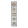 Vintage Turkish Oushak Handmade Wool Cotton White Runner Rug 81x363
