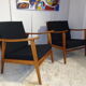Pair of armchairs scandinavian of the 1960s