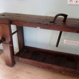 Workbench in oak, beech top