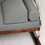 Bauhaus tubular chromed steel sofa from Hynek Gottwald, 1930s