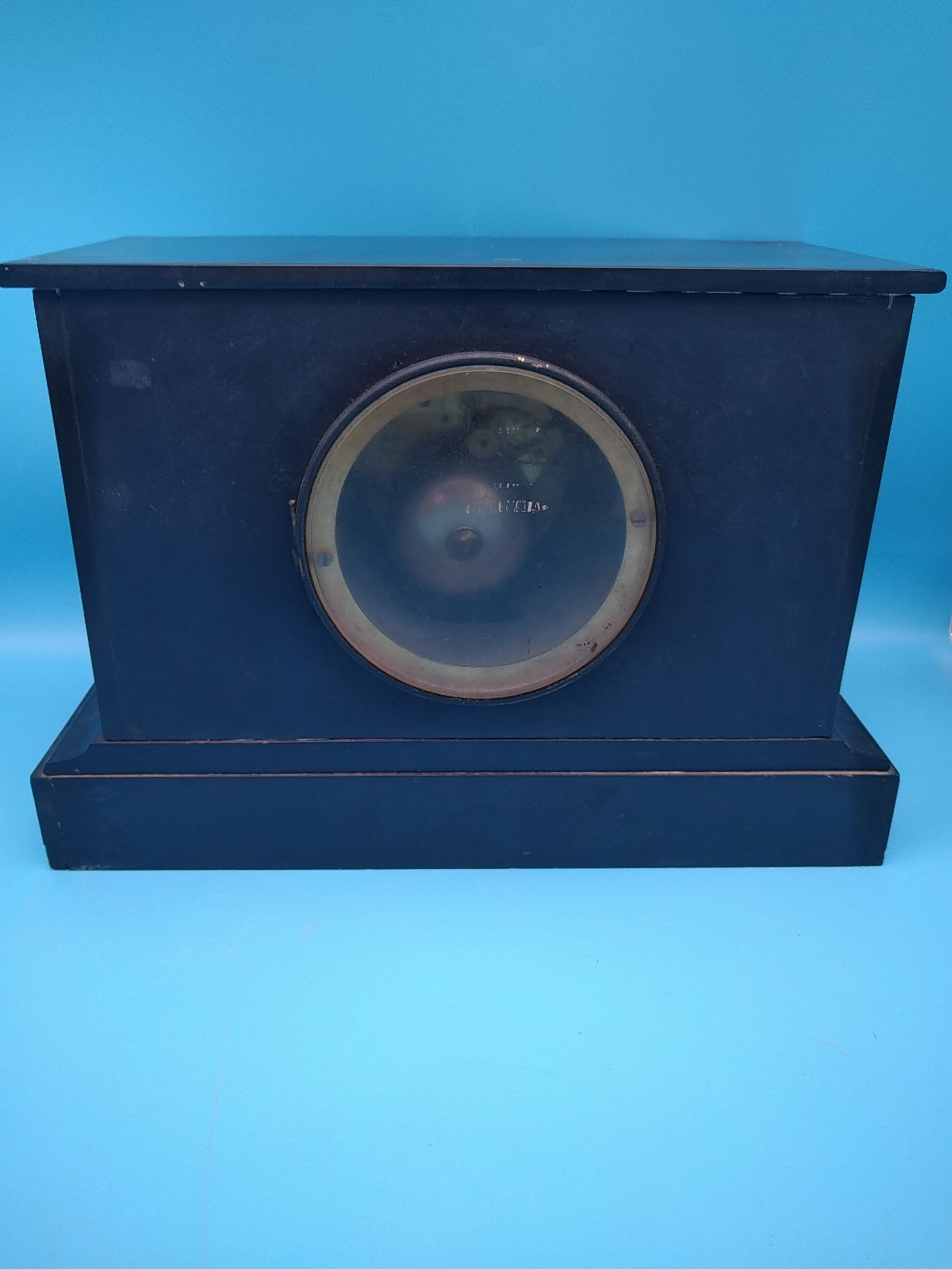 Pendule marbre noir Napoléon III, A Chapus 86 , rue de Rivoli