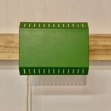 Green swivel wall lamp Scandinavian design 1950.