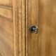 Parisian Art Deco wardrobe in raw oak, renovated.