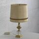 Lampe ancienne en crystal et laiton