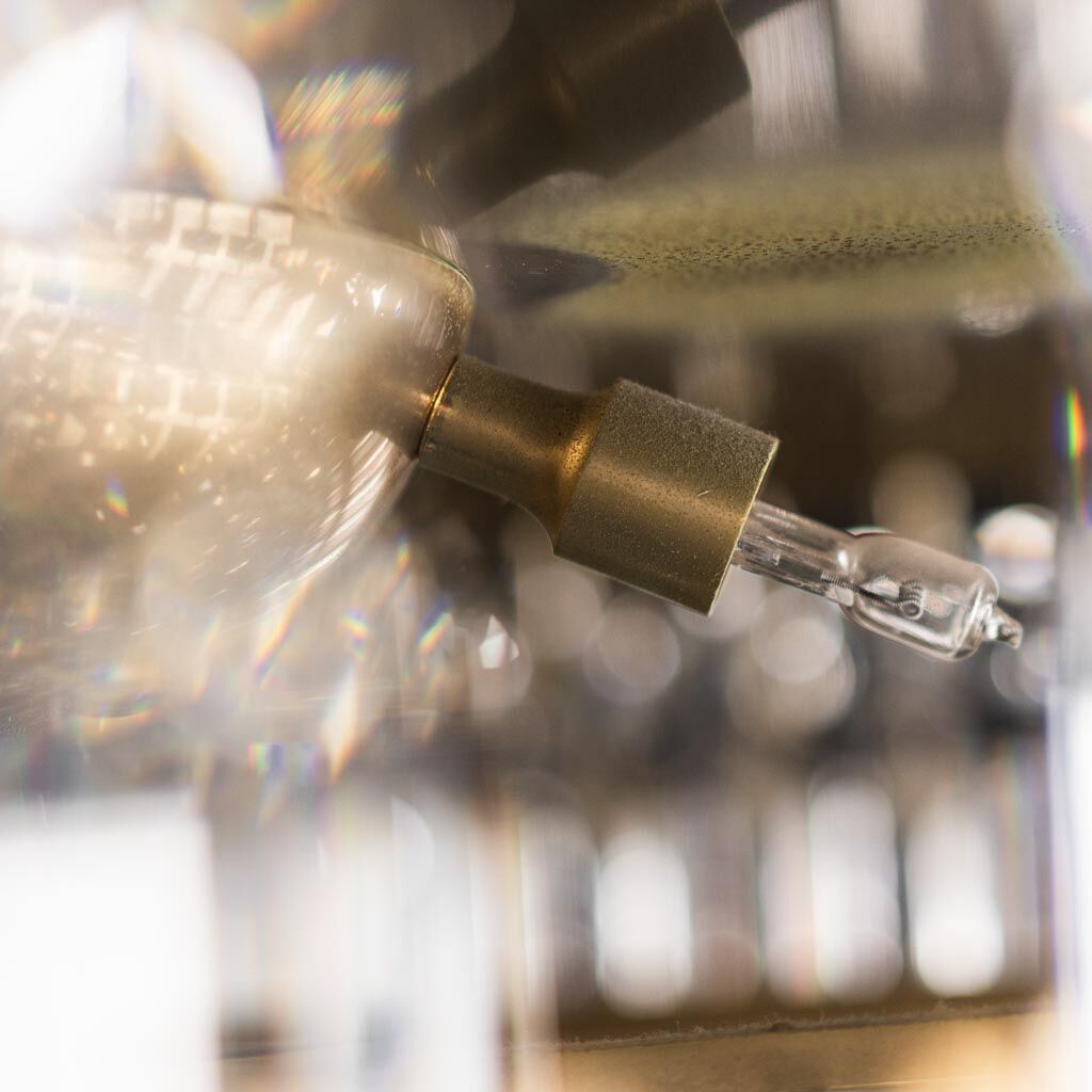 Chandelier 6 lights metal brass 70