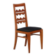 Solid oak chair, French craftsmanship from the 1950s.