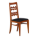 Solid oak chair, French craftsmanship from the 1950s.