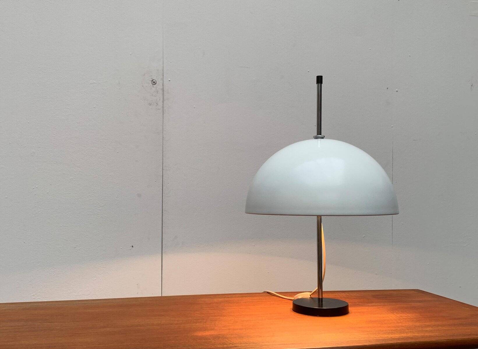 Mid-century minimalist dome table lamp