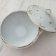 Serving dishes and soup bowl in luxury porcelain of the compagnie nationale