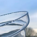 Coupe ancienne en verre et métal argenté