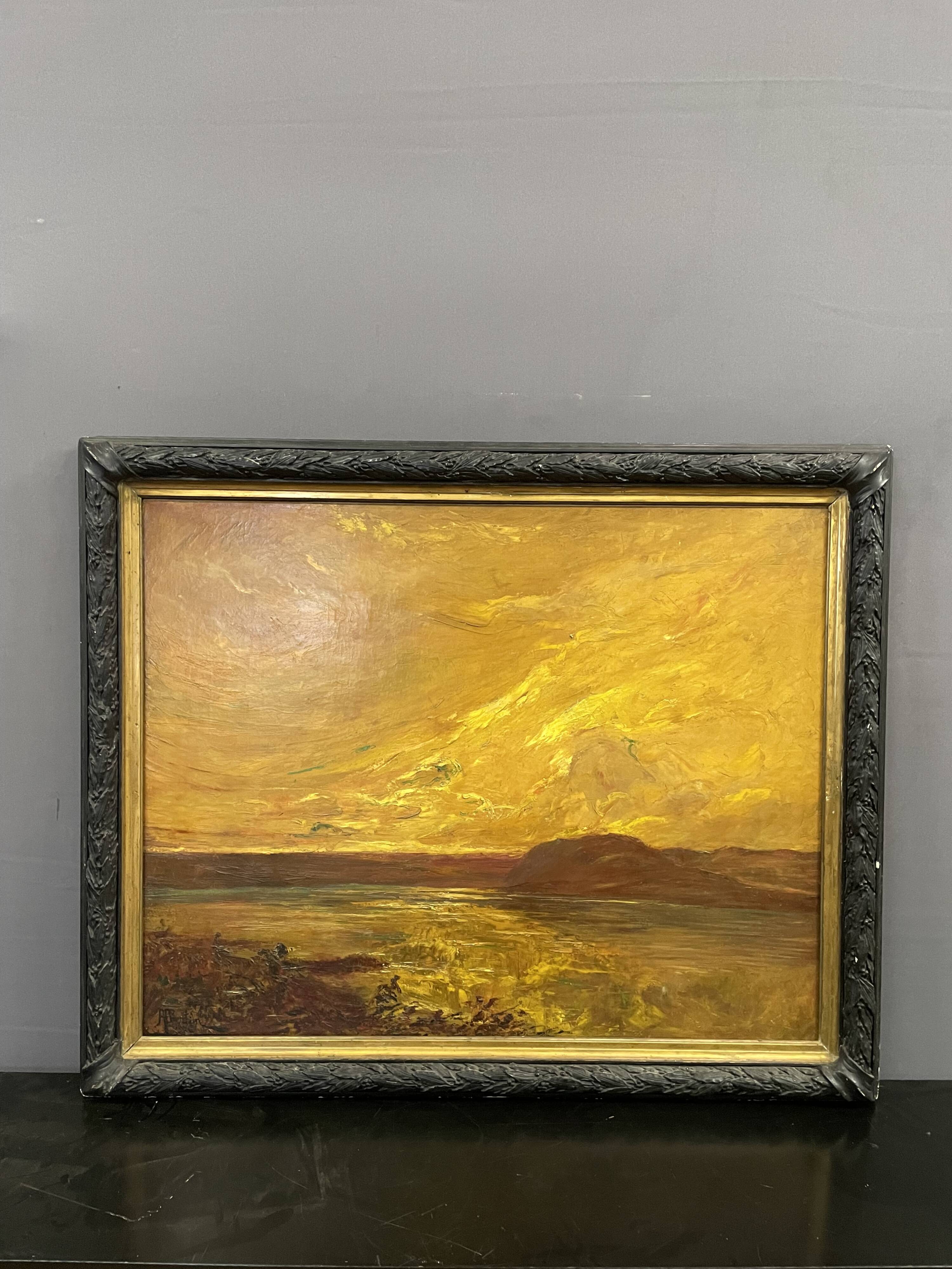 André albertin "the evening clouds"