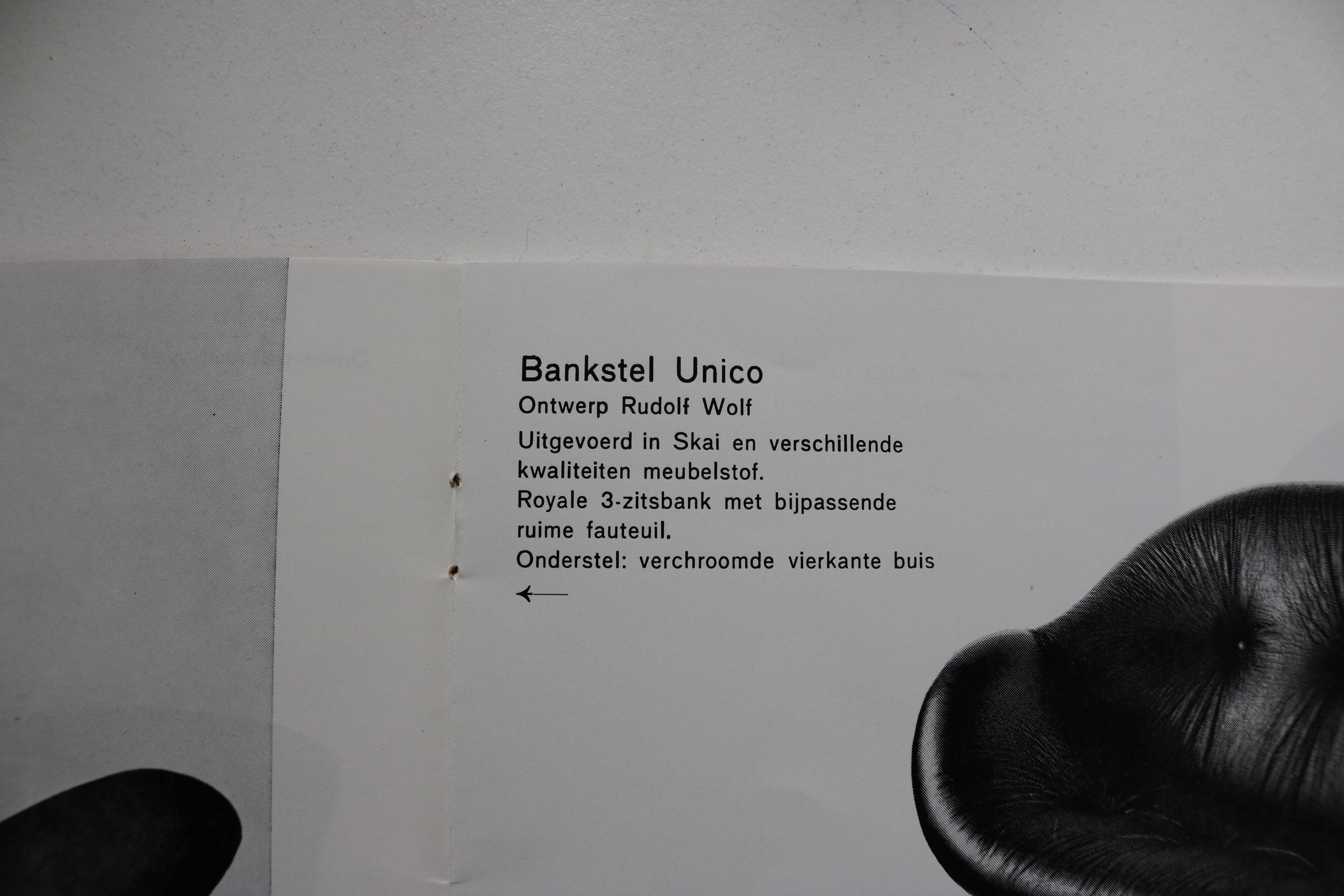 Dutch design easy chair by Rudolf Rohé Noordwolde