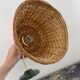Vintage wall lamp in electrified rattan to new