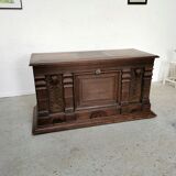 Oak office counter