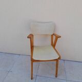 Vintage yellow club armchair year 50 60