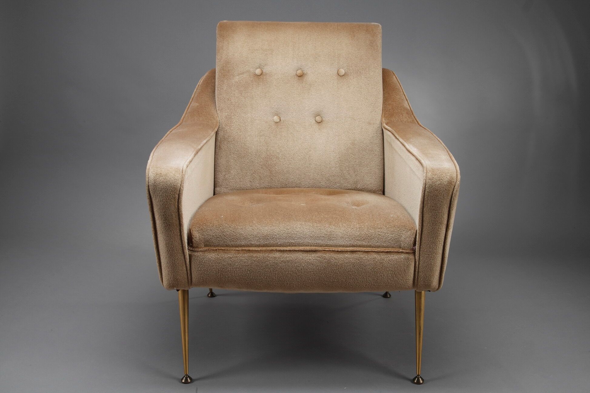 Pair of velvet chairs from the 50s