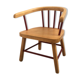 Wooden children's chair brand simbag 60s