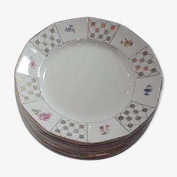 Sarreguemines and Digoin dessert plates