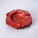 Red faux alabaster ashtray by Romano Bianchi, Italy, 1970s