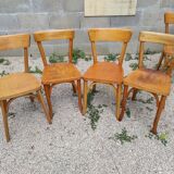 Lot 9 Baumann bistro chairs and Luterma bois bond