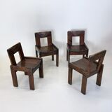 Chairs – Silvio Coppola for Fratelli Montina, 1970s