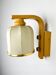 Cocoon wall lamp, resin and pine, Italy, Circa 1970's