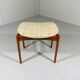 Model of vintage teak stool 49 by Erik Buch for O.D.Mobler A-S, Denmark