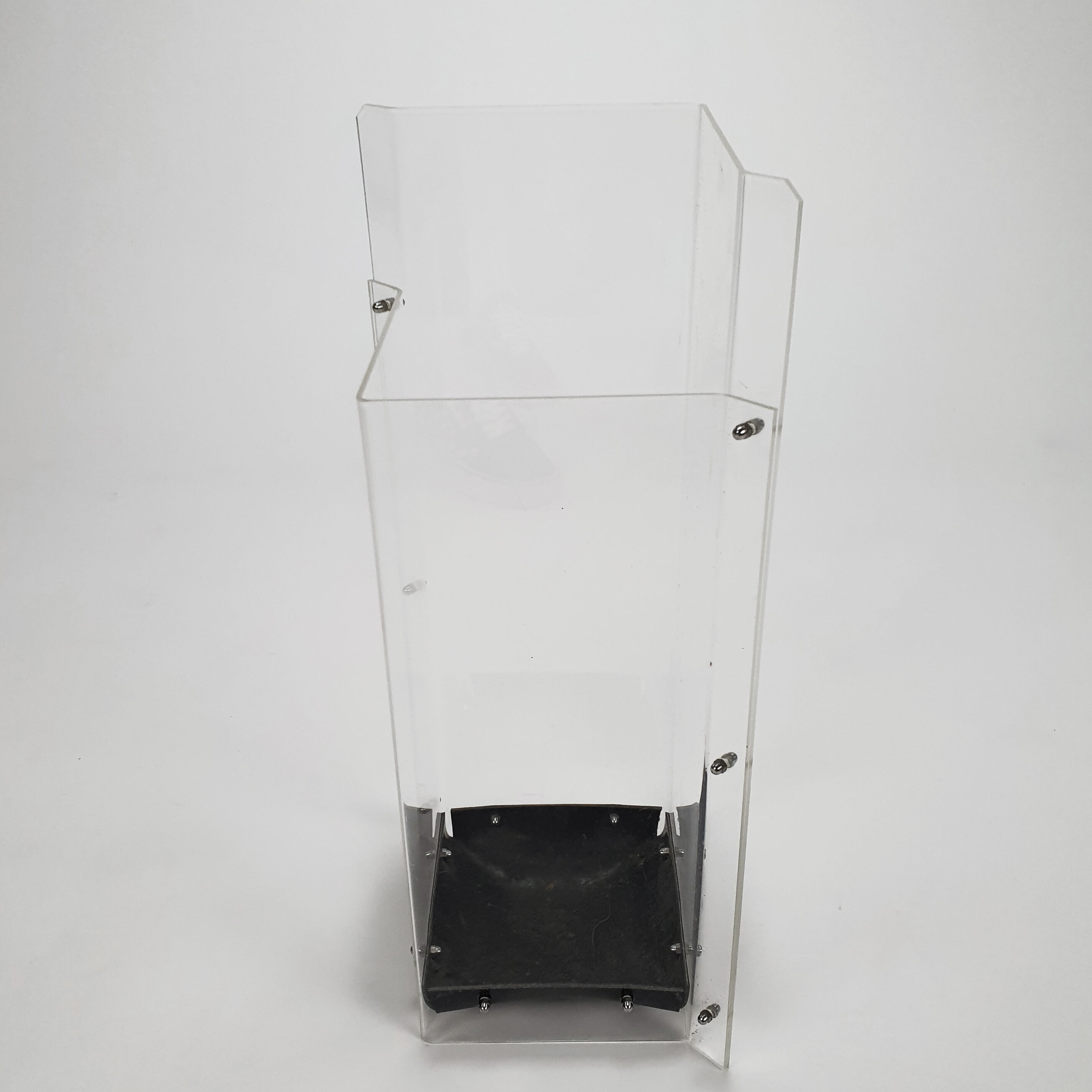 Vintage Plexiglass and Rubber Umbrella Stand, 1970s
