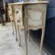 Paire de chevets style Louis XV bois peint