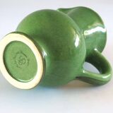 Green enamelled pitcher
