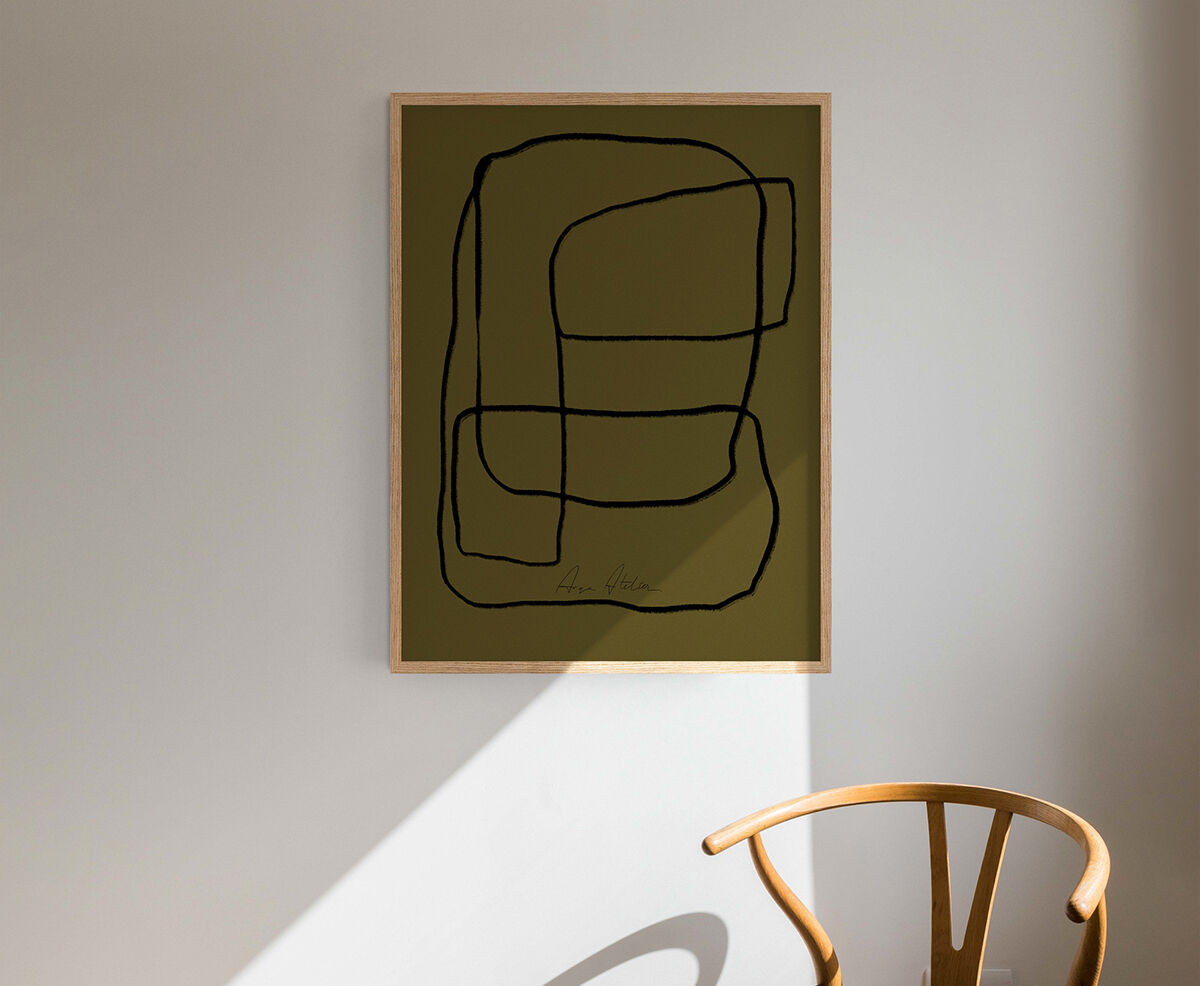 Impression d'art giclée abstraite 50x70cm