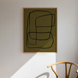 Abstract giclee art print 50x70cm