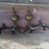 Pair of vintage French chenets